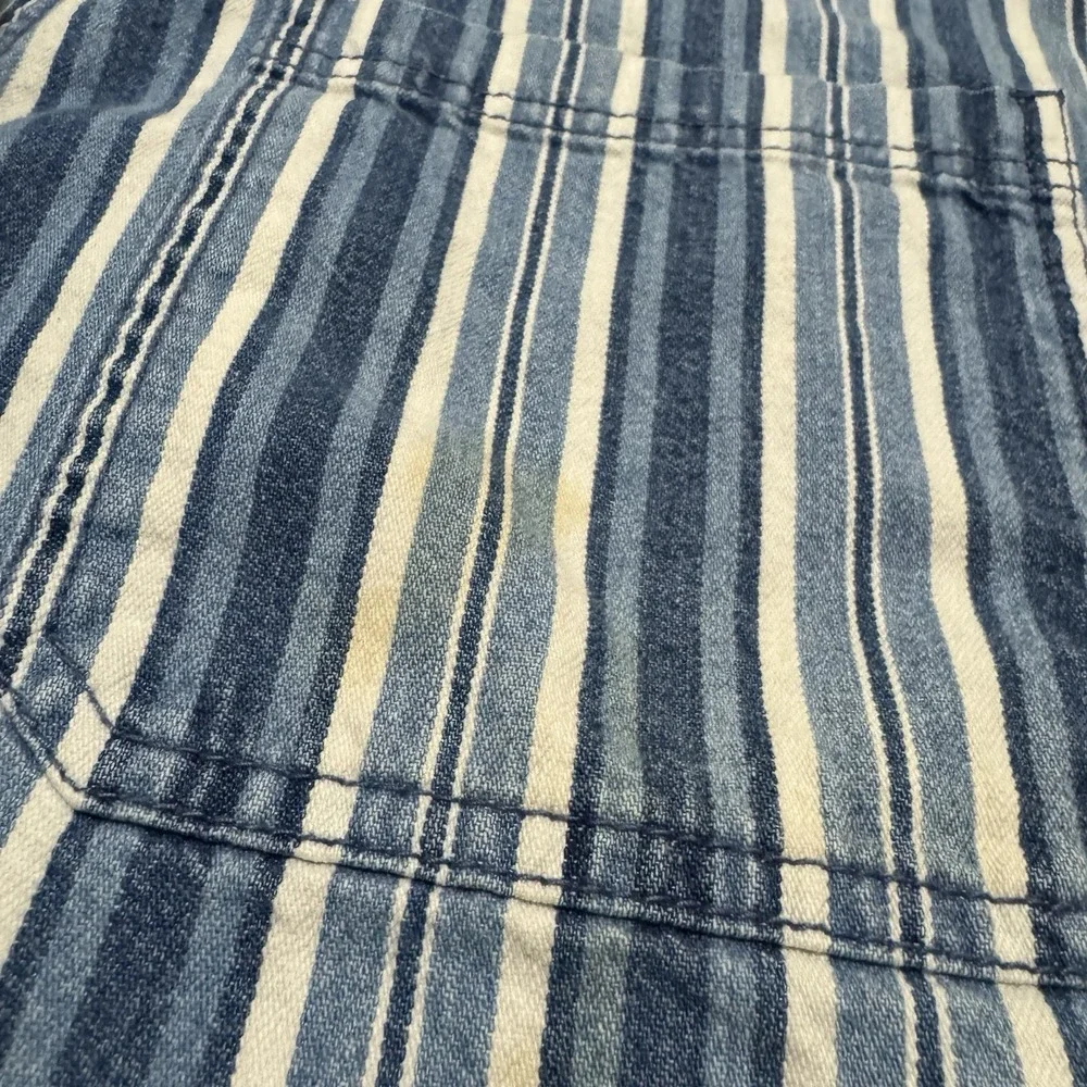 Vintage‎ Levis Shirt Mens XL Denim Striped Long Sleeve Button Up Western 90s